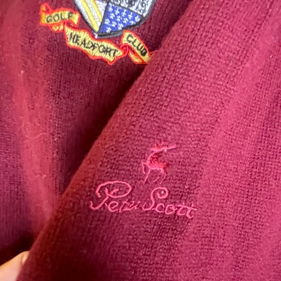 Peter Scott vintage Lambswool Golf Knit Sweater - Picture 7 of 15